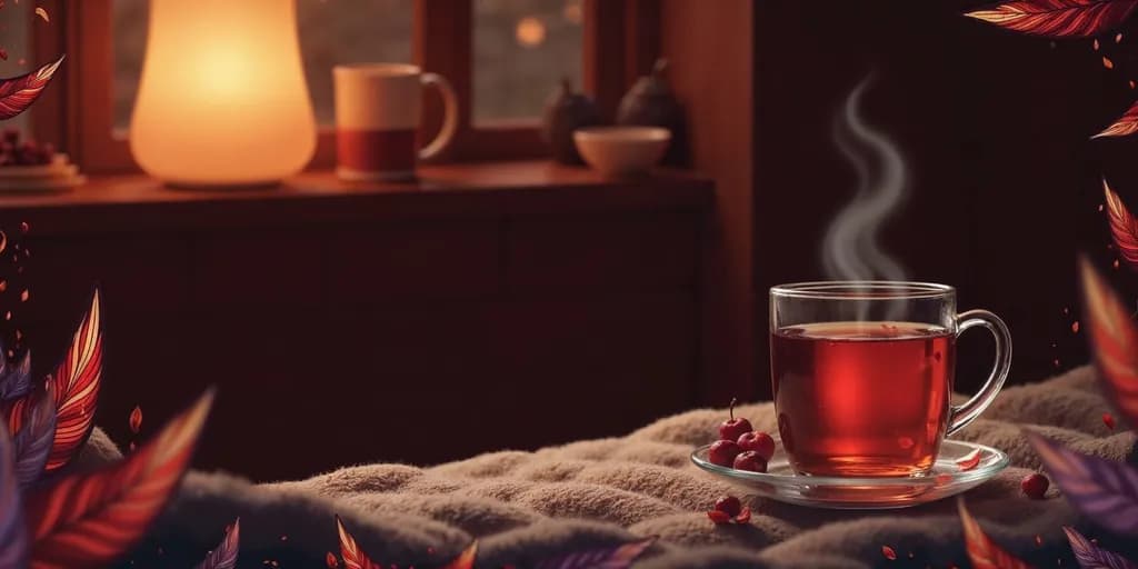 Cozy Autumn Tea: A Warm Embrace of Relaxation and Comfort