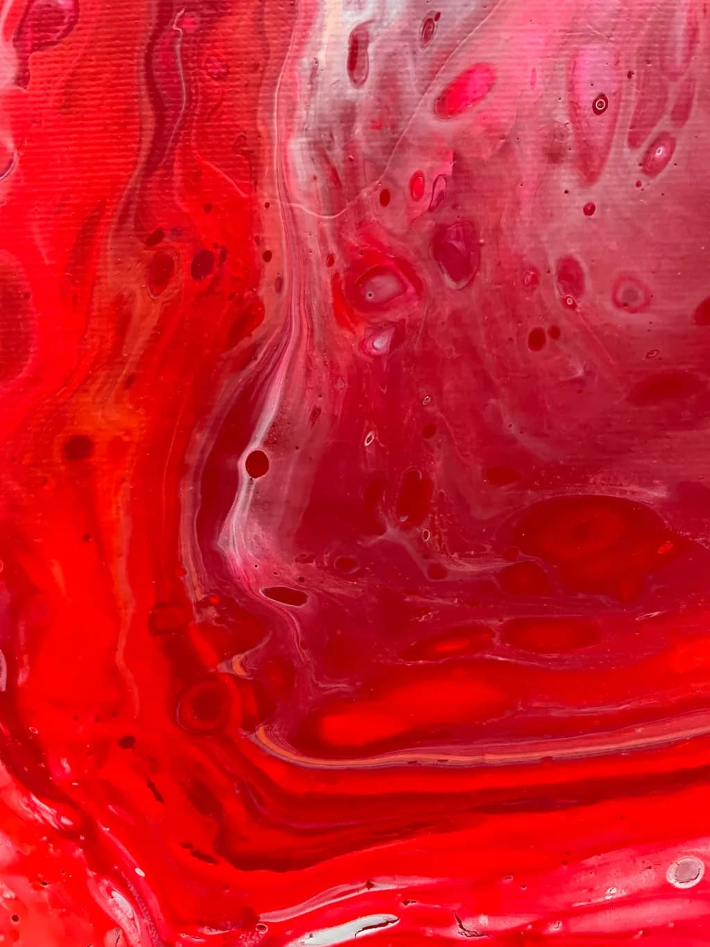 Crimson Whispers: A Dance of Red and Light