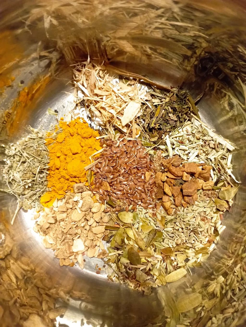 Spice Symphony: A Vibrant Medley of Nature's Flavors in a Silver Bowl