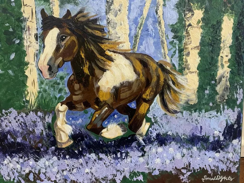 Galloping Through Lavender