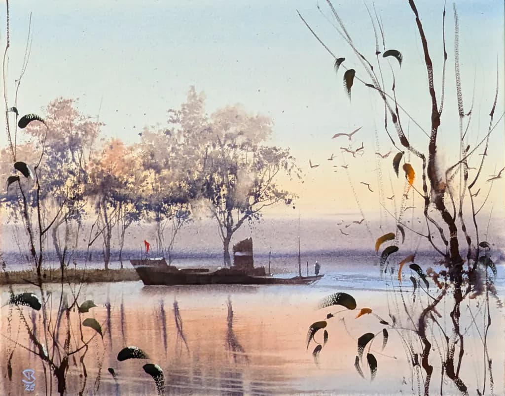 Dawn on the Sea  340