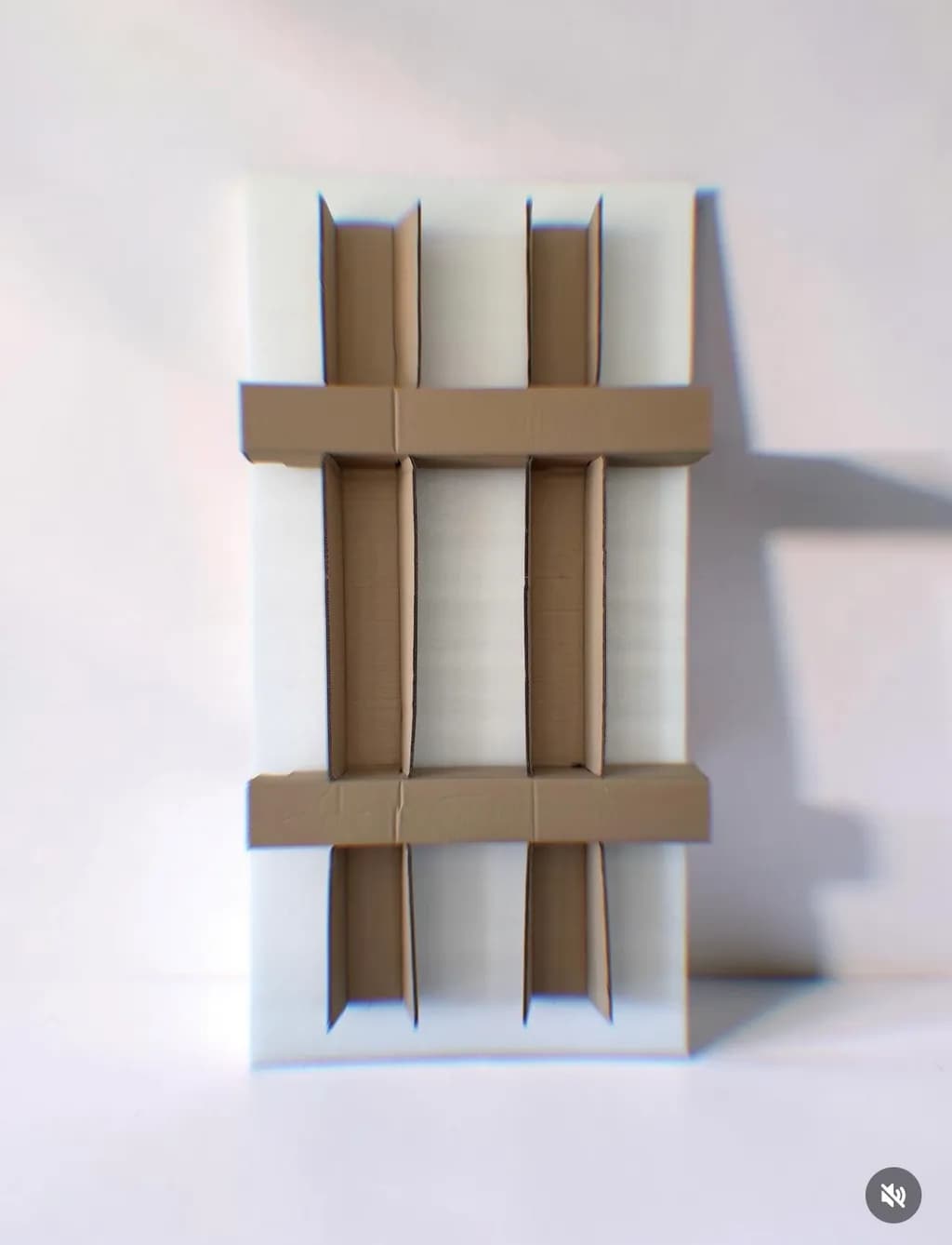 Cardboard Grid Structure