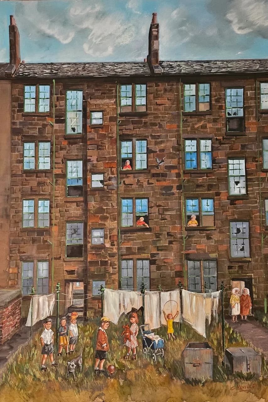 Whispers of Childhood: A Nostalgic Glimpse into Urban Playgrounds
