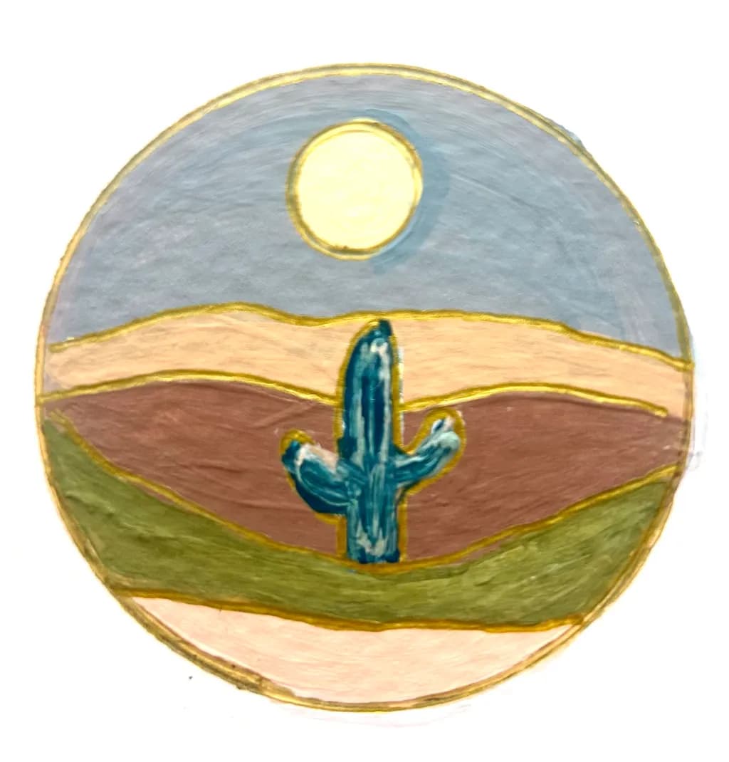 Desert Dreams: A Cactus Under the Sun