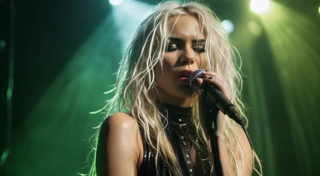 Electric Echoes: A Captivating Moment in Live Performance Artistry