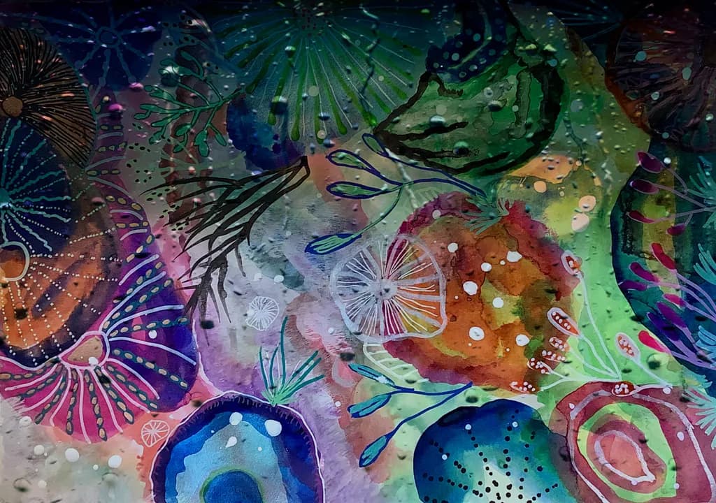 Abstract Coral Garden