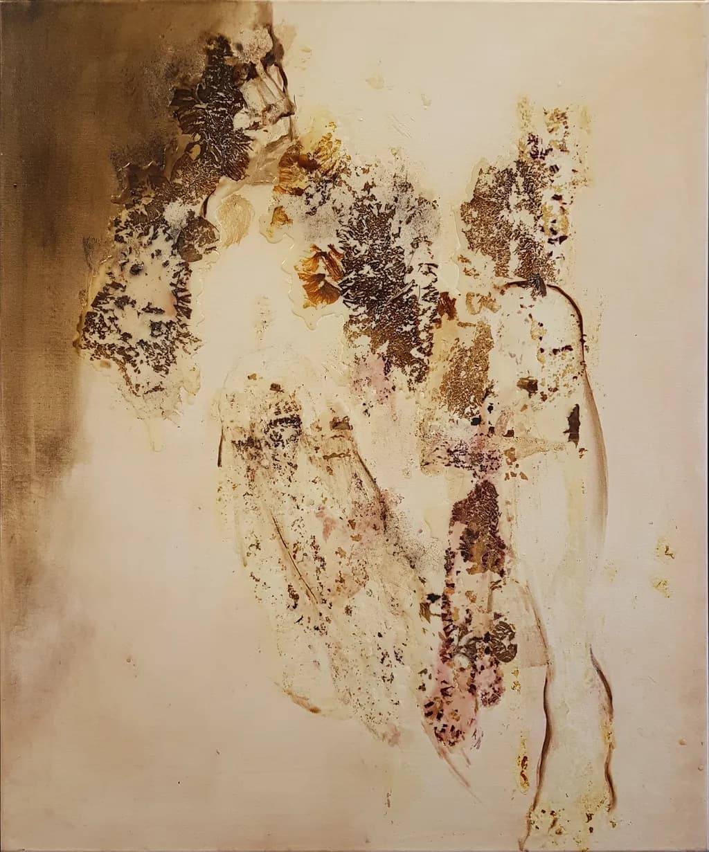 Whispers of the Earth: An Abstract Exploration of Texture and Form