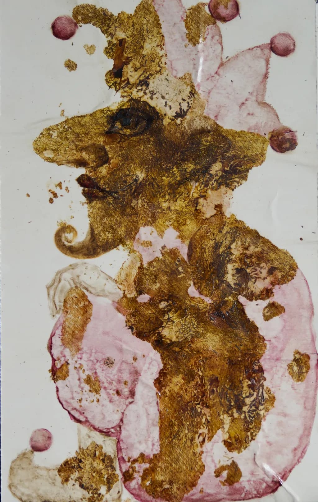Whispers of Gold: A Surreal Portrait of Elegance and Mystery