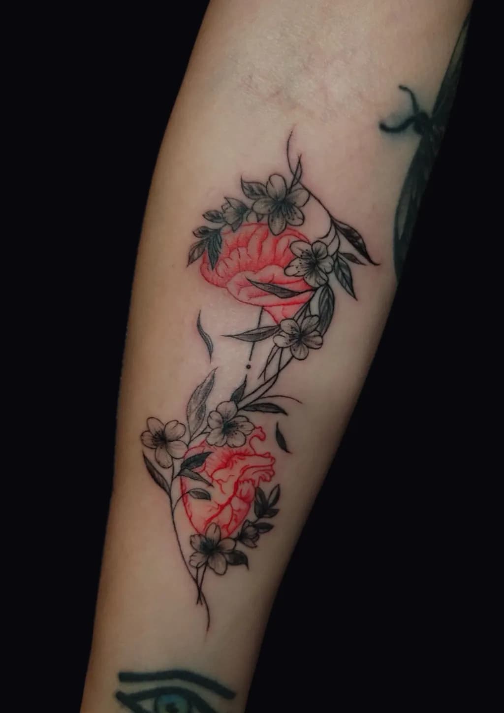 Eternal Bloom: A Heartfelt Fusion of Nature and Emotion in Ink