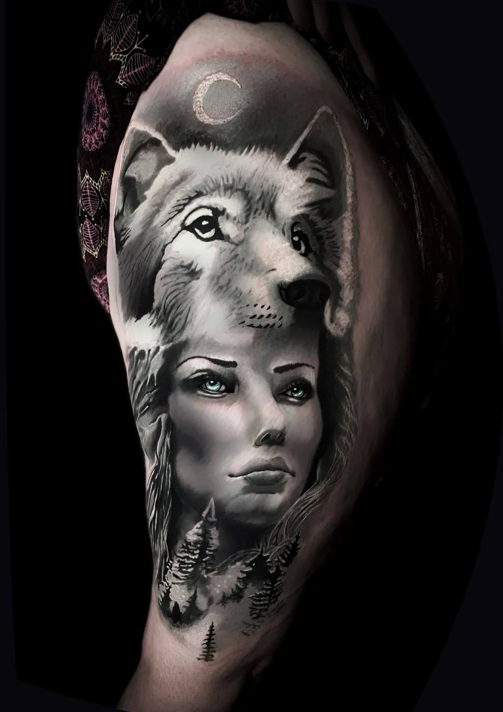 Whispers of the Wild: A Mystical Fusion of Woman and Wolf