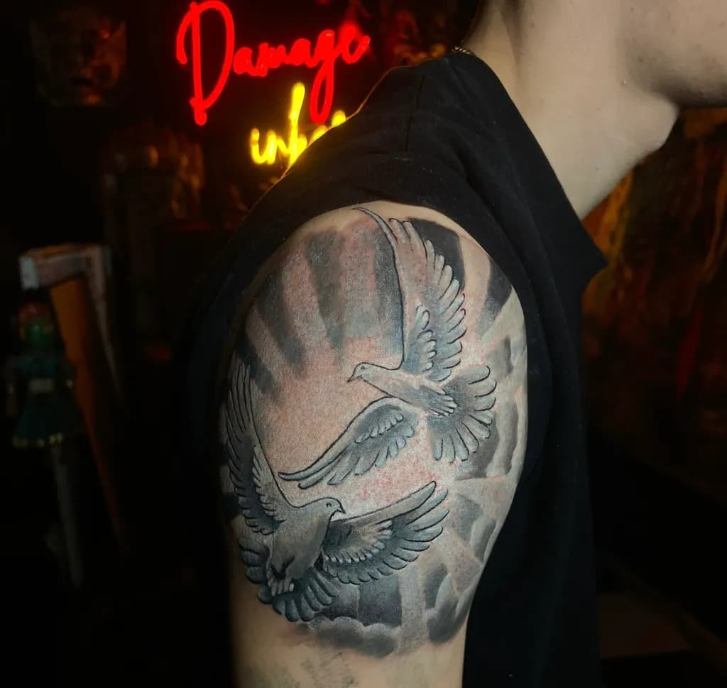 Ethereal Flight: A Tattoo of Freedom and Grace
