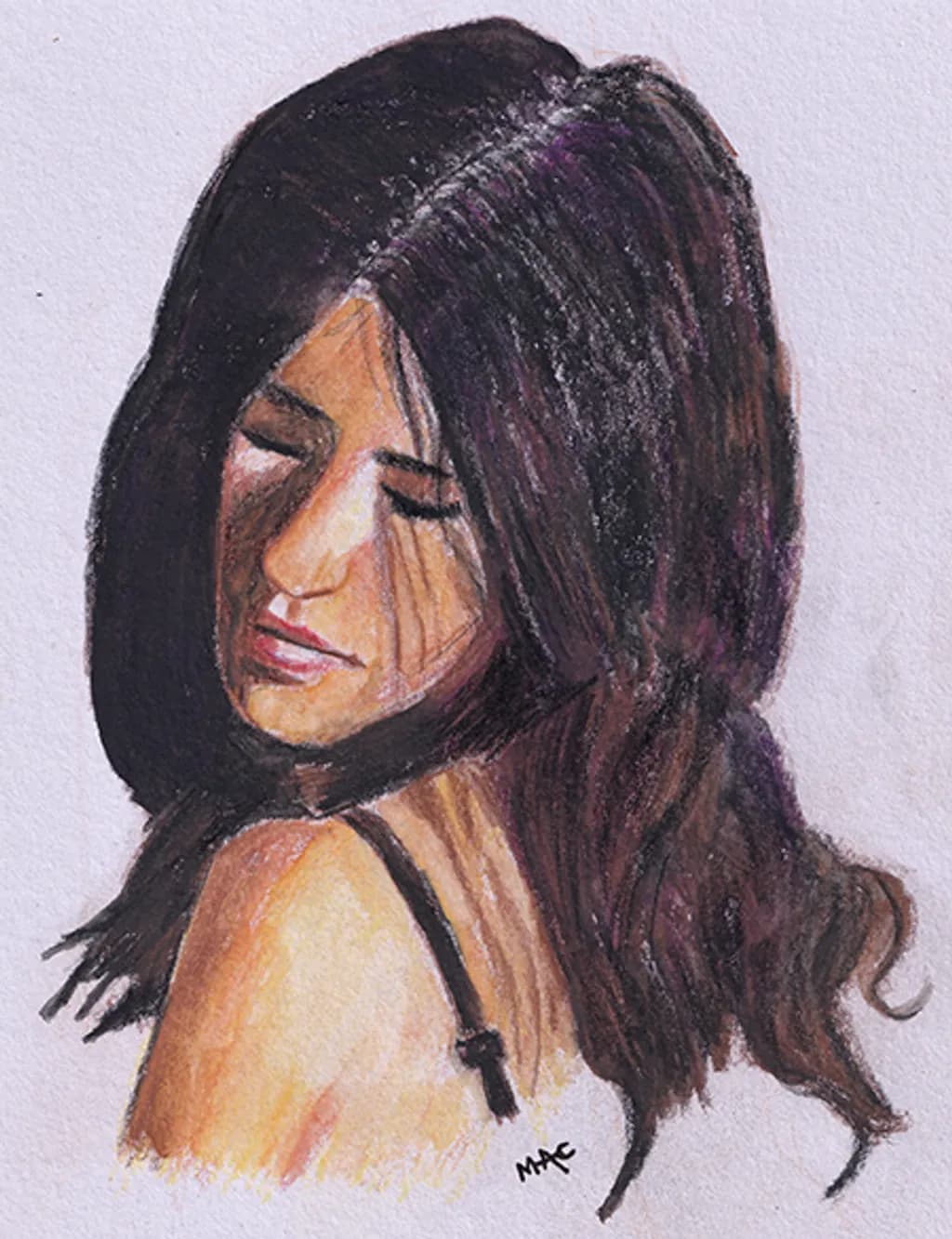 Woman in Quiet Reflection