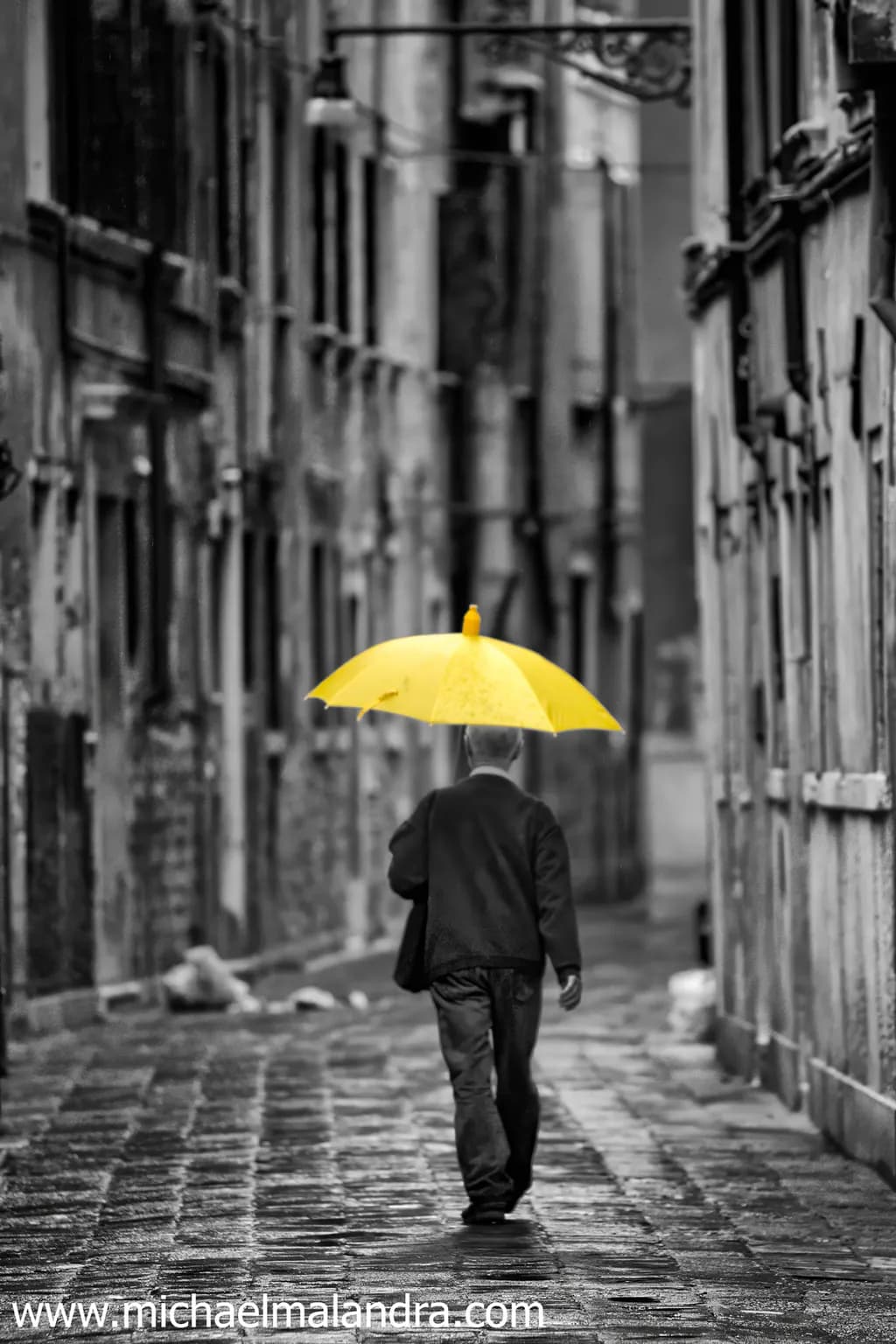 Yellow Umbrella Walk