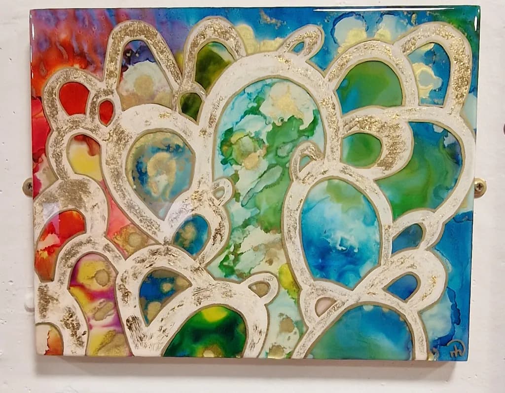 Whimsical Waves: A Dance of Color and Form in Abstract Art