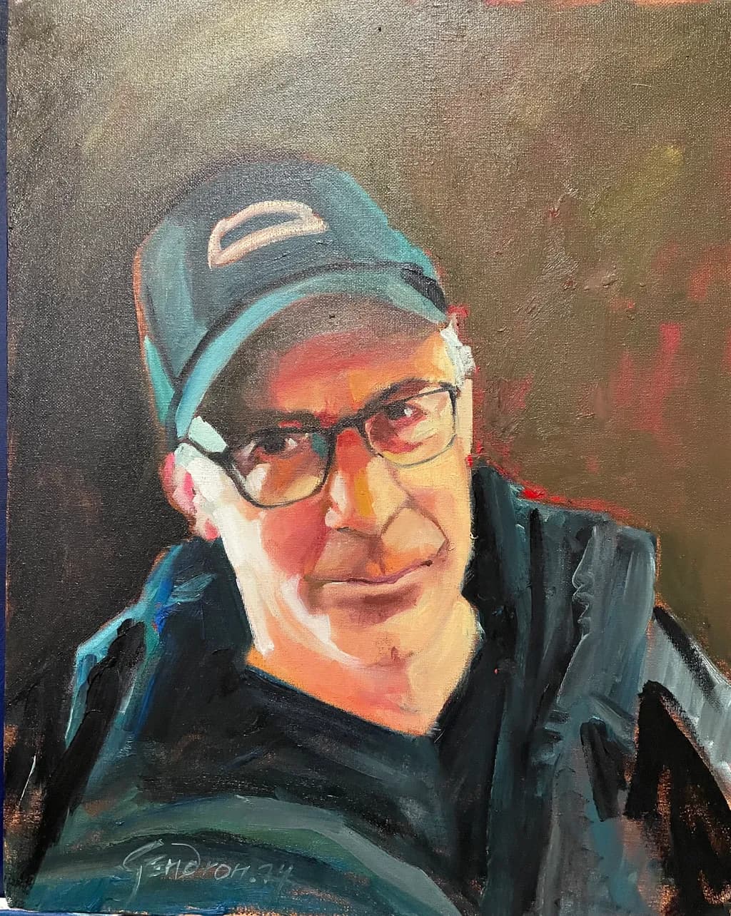 Reflections of Self: A Contemporary Portrait in Oil