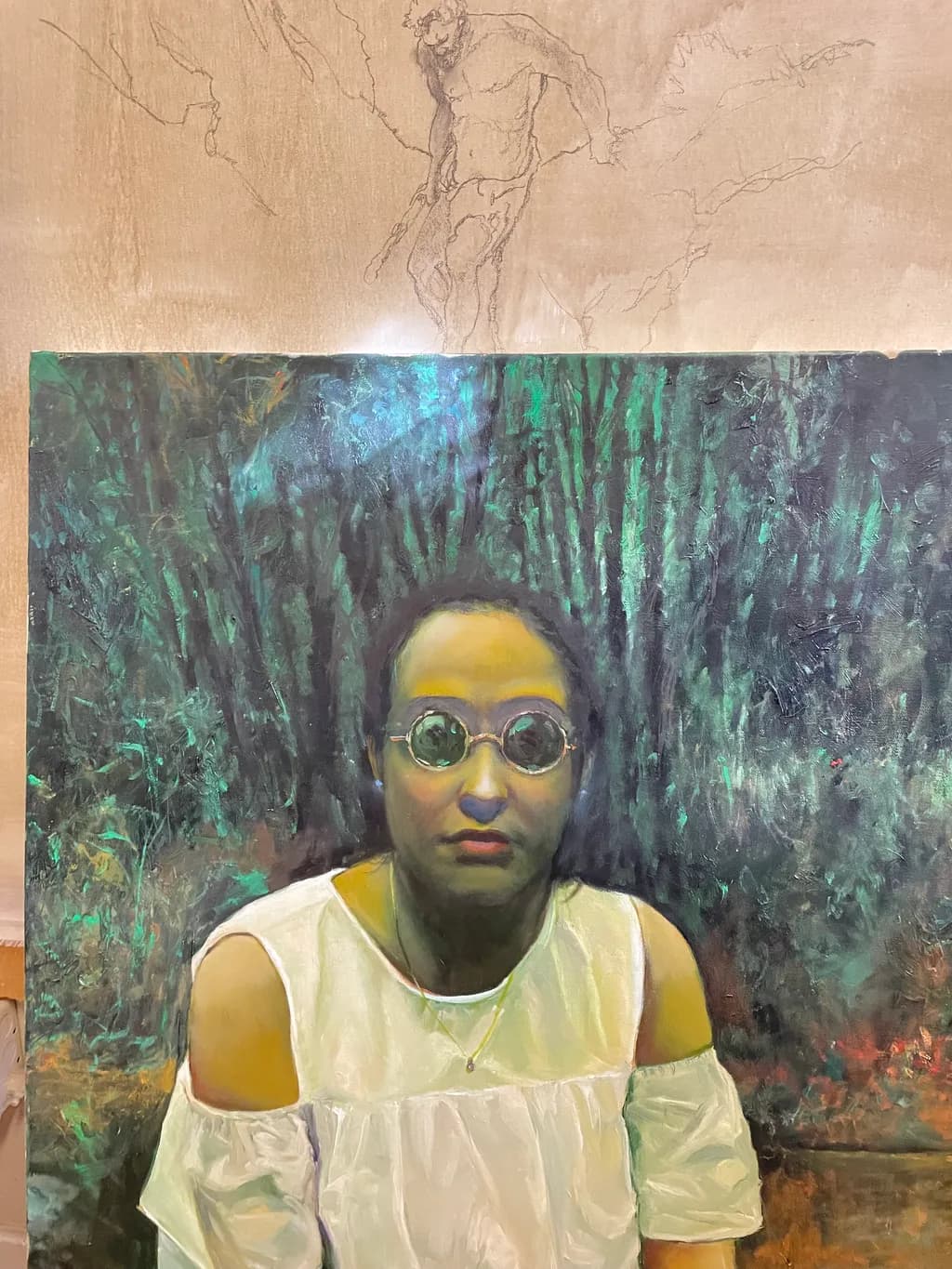 Ethereal Reflections: A Portrait of Identity Amidst Nature's Embrace