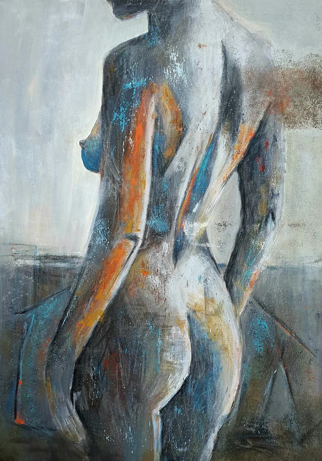 Abstract Nude Figure