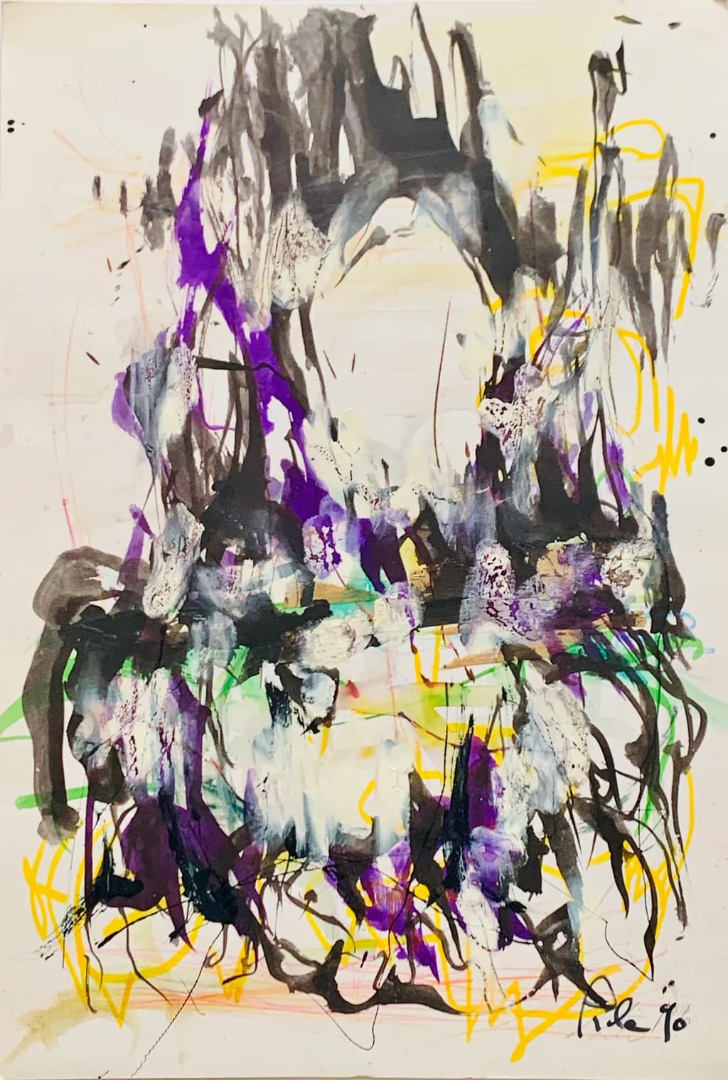 Whispers of Color: An Abstract Journey Through Emotion and Form