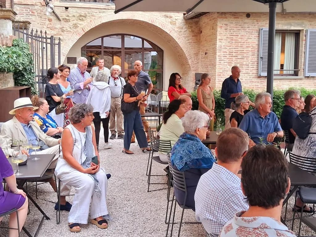 Gathering Moments: A Serene Evening of Conversation and Community