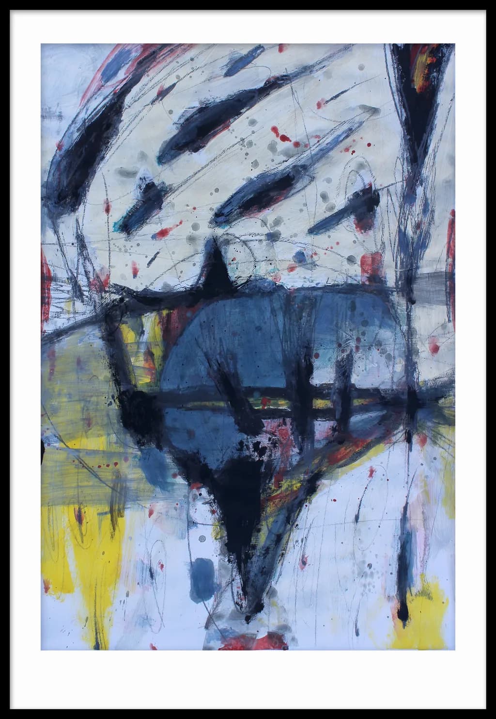 Chaos in Color: An Abstract Expression of Texture and Contrast