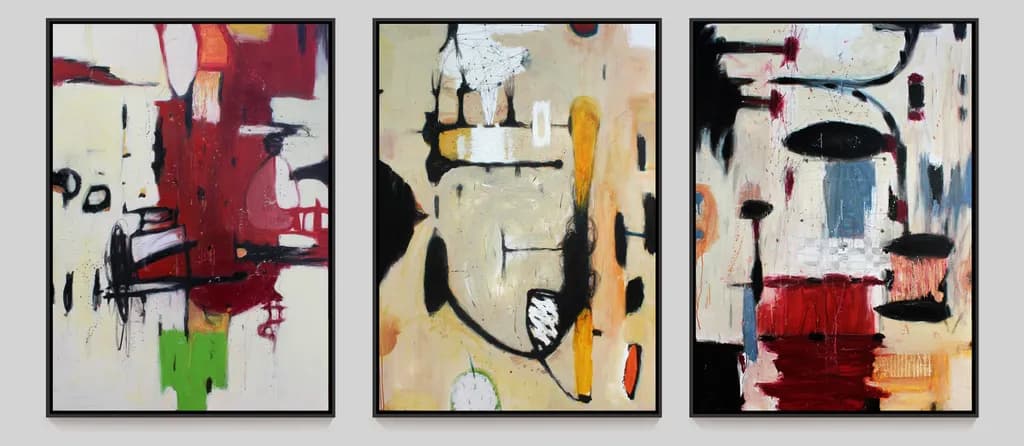 Vibrant Echoes: An Abstract Journey Through Color and Emotion
