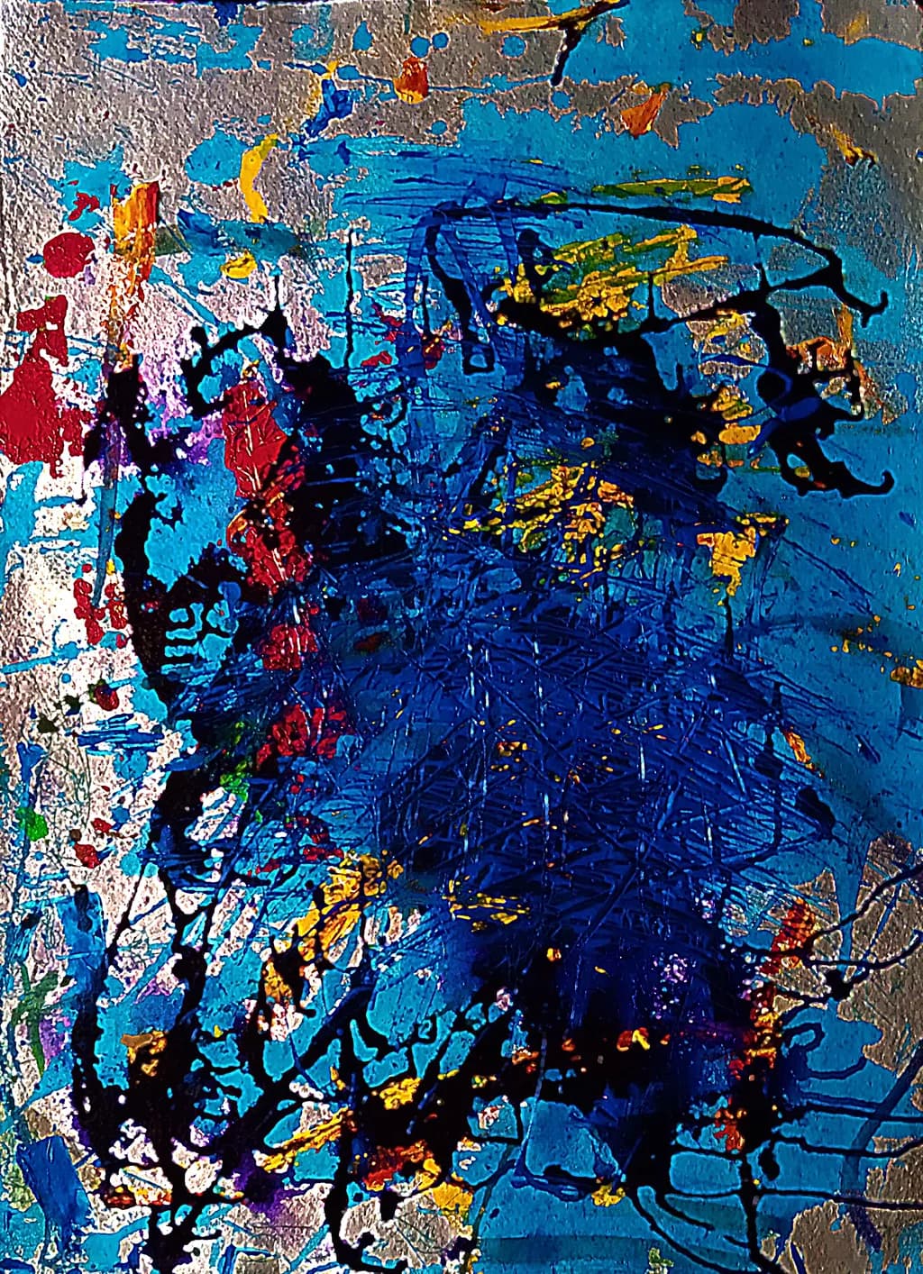 Abstract Blue Texture