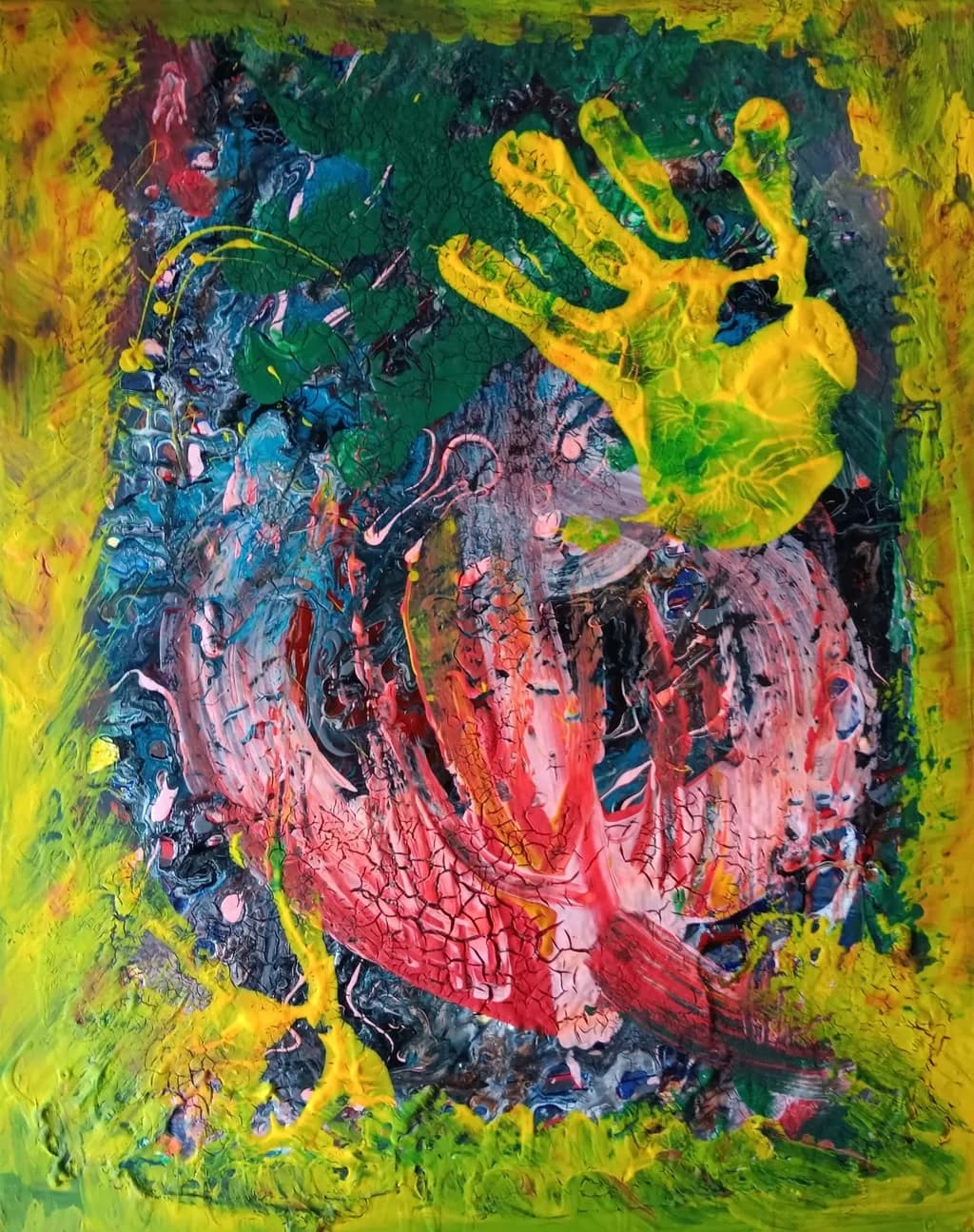 Abstract Handprint