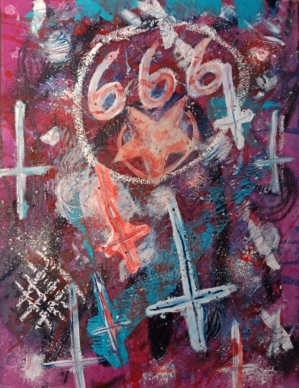 Star and Crosses Composition