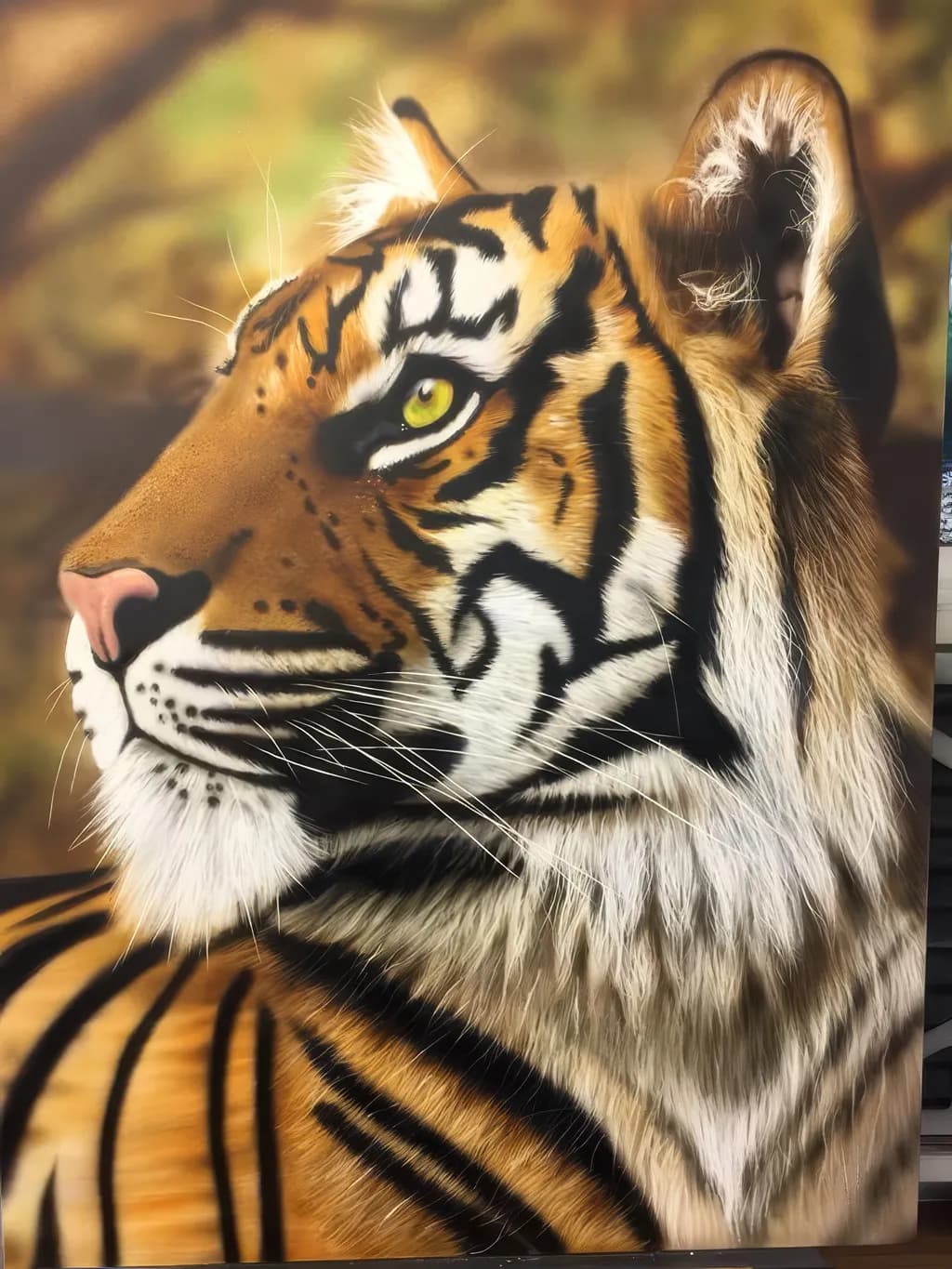 Majestic Gaze: A Portrait of the Wild Tiger in Nature's Embrace