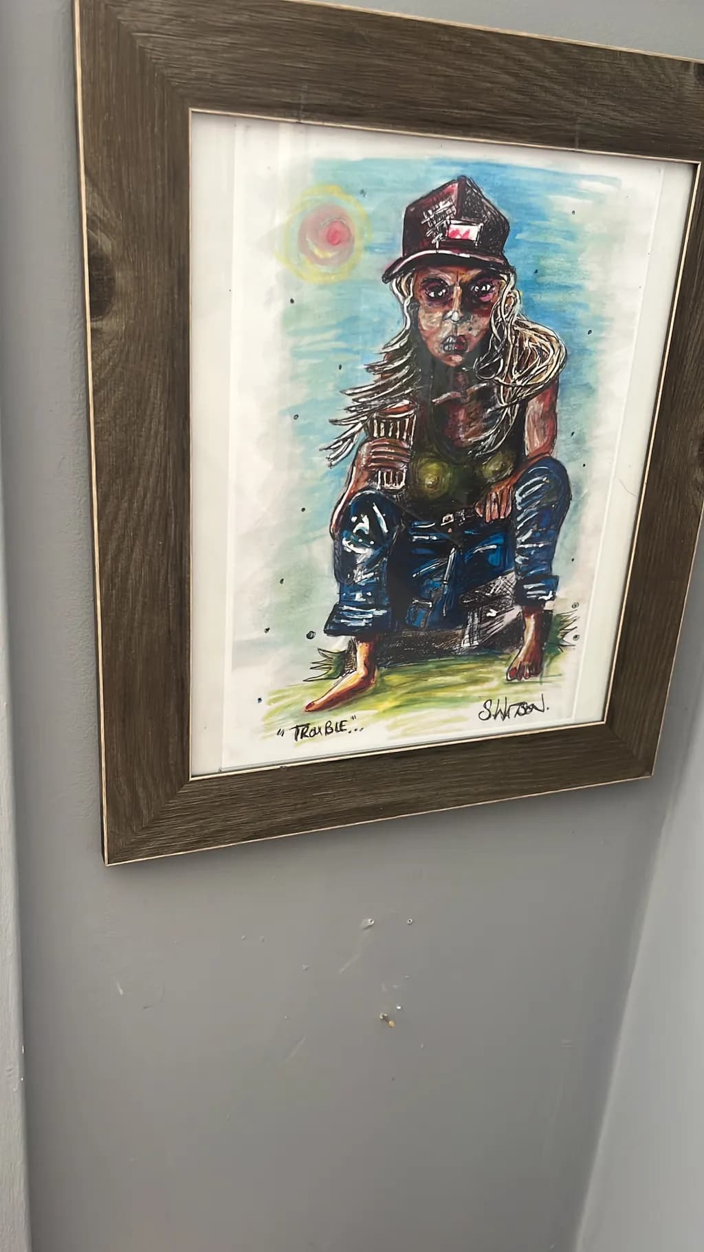 Trouble Portrait