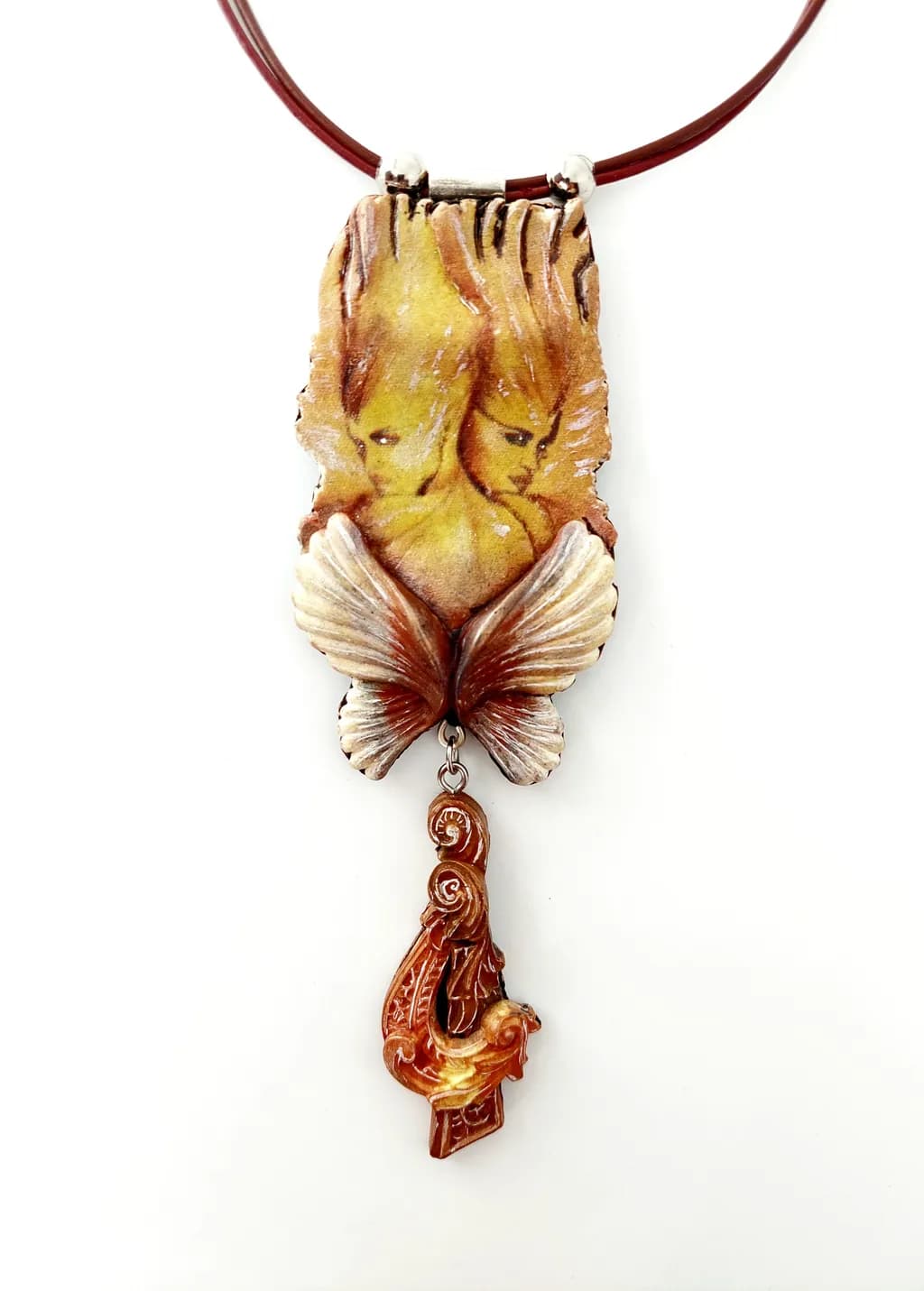 Whispers of Transformation: A Butterfly's Embrace in Duality