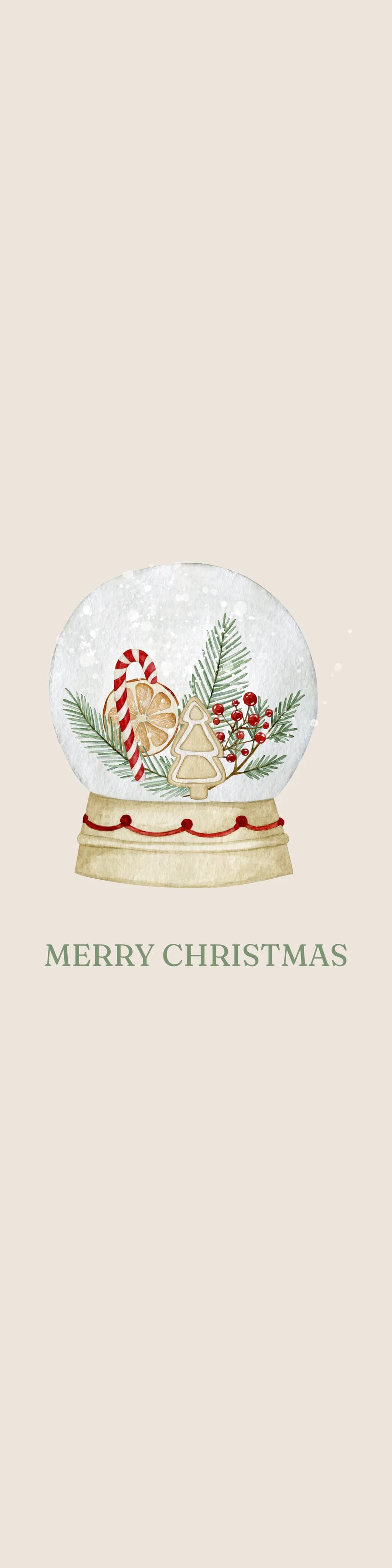 Whimsical Winter Wonderland: A Merry Christmas Celebration in a Snow Globe