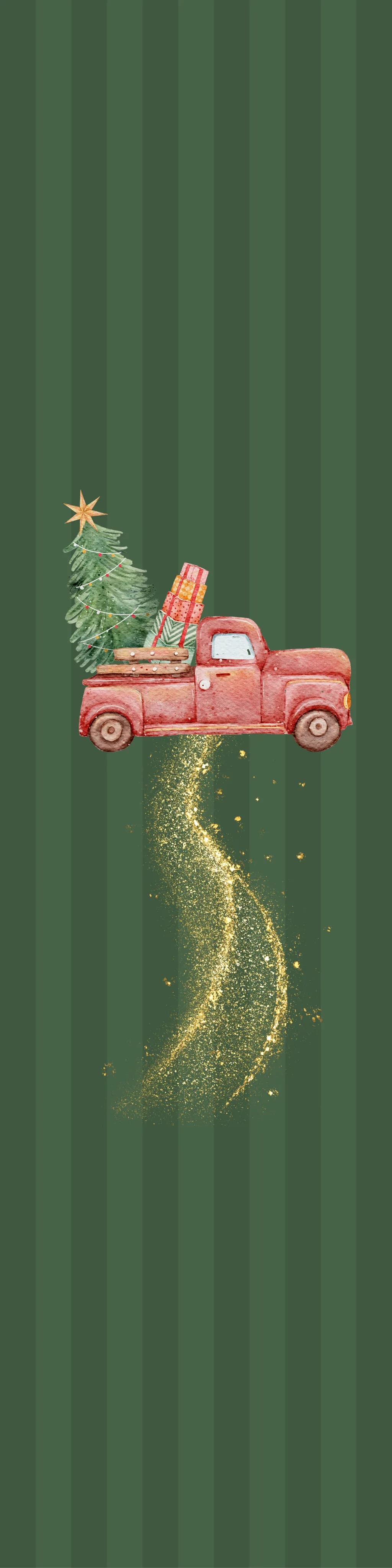Vintage Christmas Truck with Tree and Gifts: A Whimsical Holiday Journey