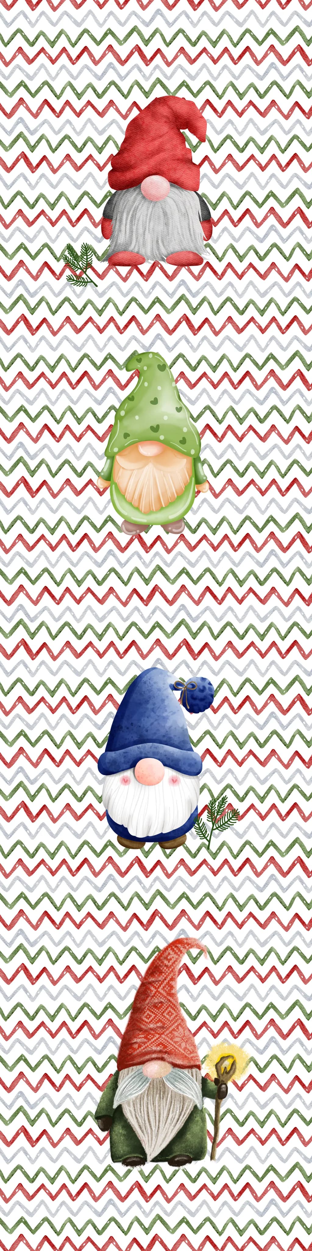 Whimsical Gnome Trio: A Festive Journey Through Holiday Cheer