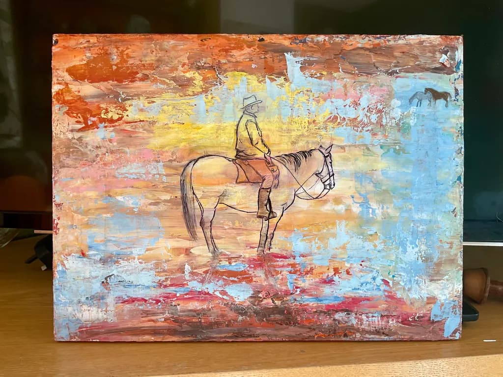 Whispers of the Wild: A Rider's Journey Through Vibrant Horizons