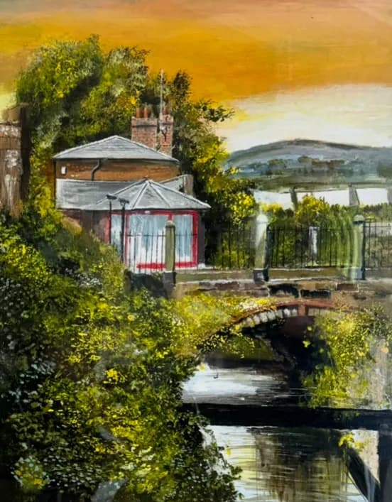 Whispers of Serenity: A Tranquil Evening by the Waterway