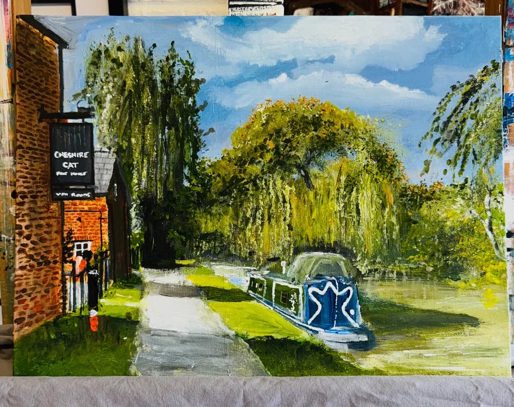 Cheshire Cat Canal Serenity: A Tranquil Journey Through Nature's Embrace