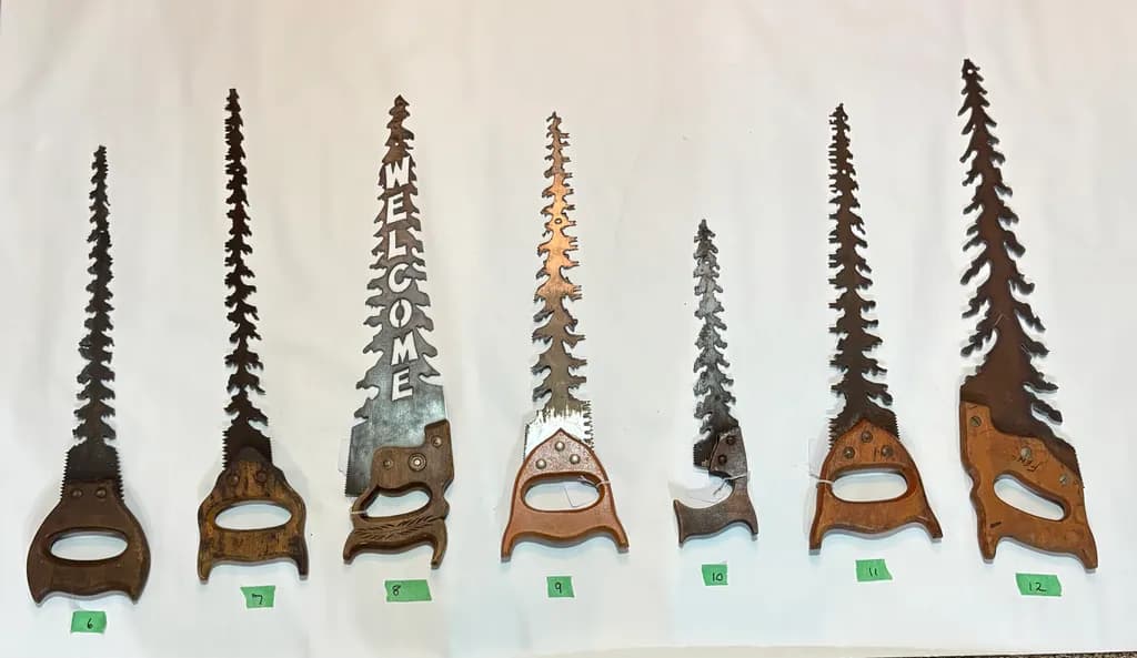 Rustic Welcome Saws