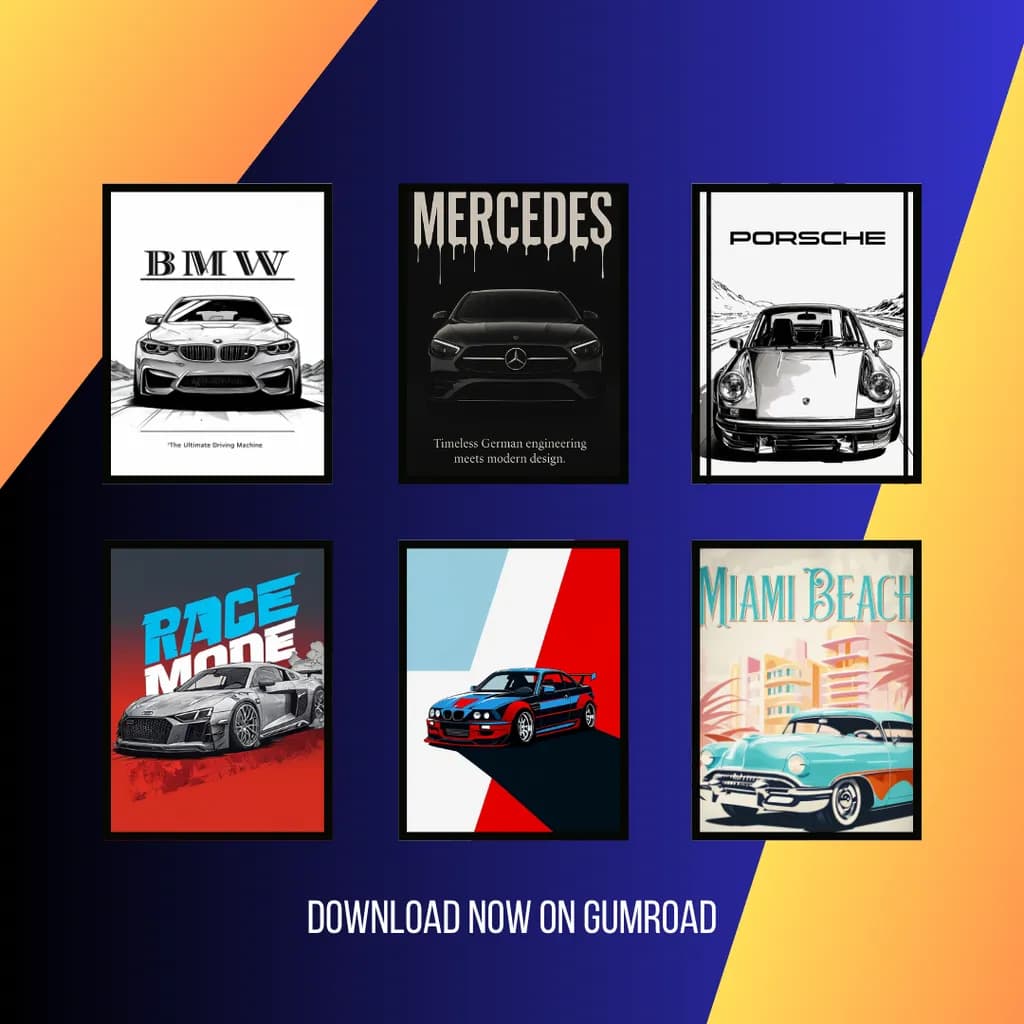 Revving Elegance: A Tribute to Iconic German Engineering and Miami Vibes