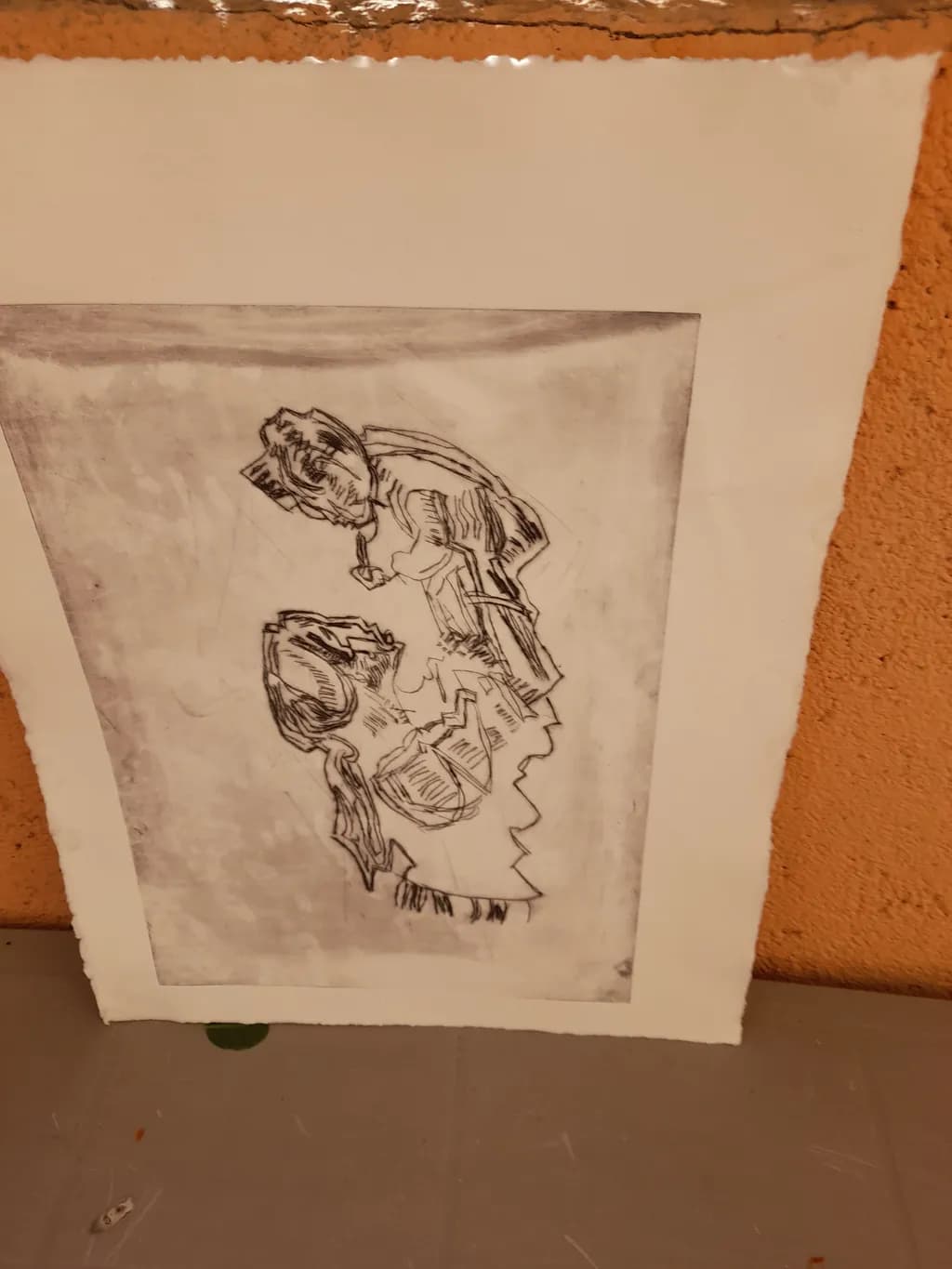 Whispers of Connection: An Intimate Encounter in Ink and Paper