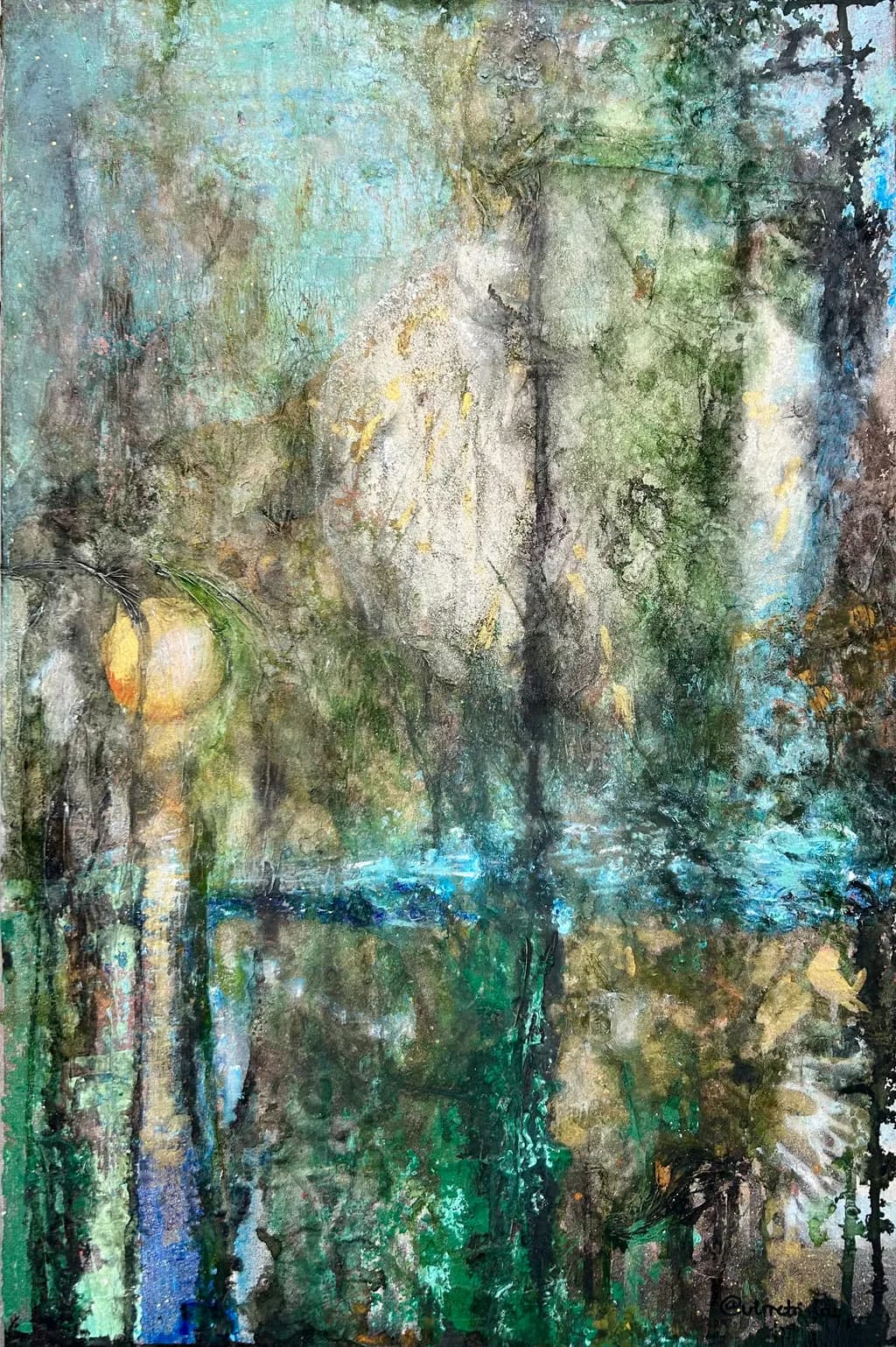 Abstract Forest Reflection