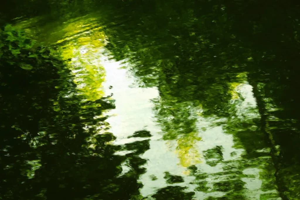 Whispers of Serenity: An Abstract Reflection on Nature's Tranquility