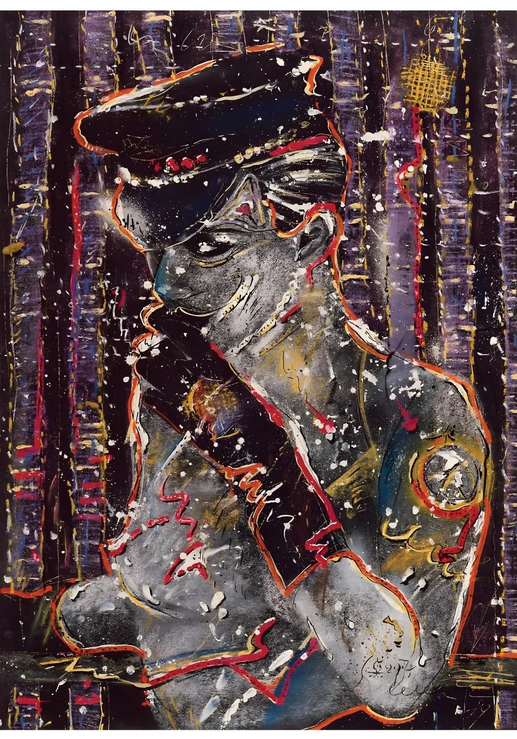 Whispers of Rebellion: An Abstract Exploration of Power and Provocation