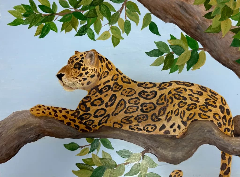 Majestic Jaguar: A Serene Moment in Nature's Embrace