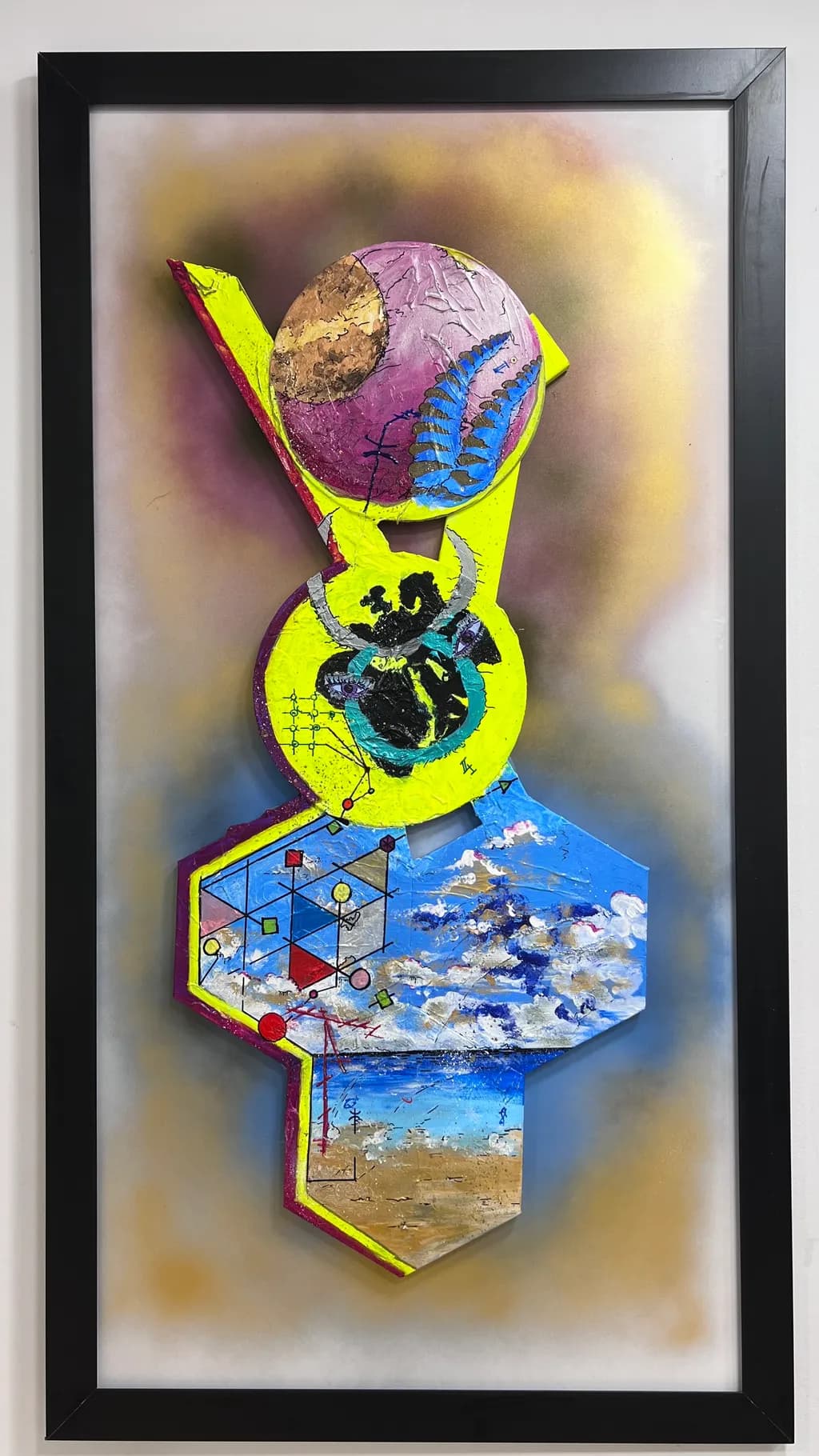 Vibrant Entanglements: A Surreal Journey Through Color and Form