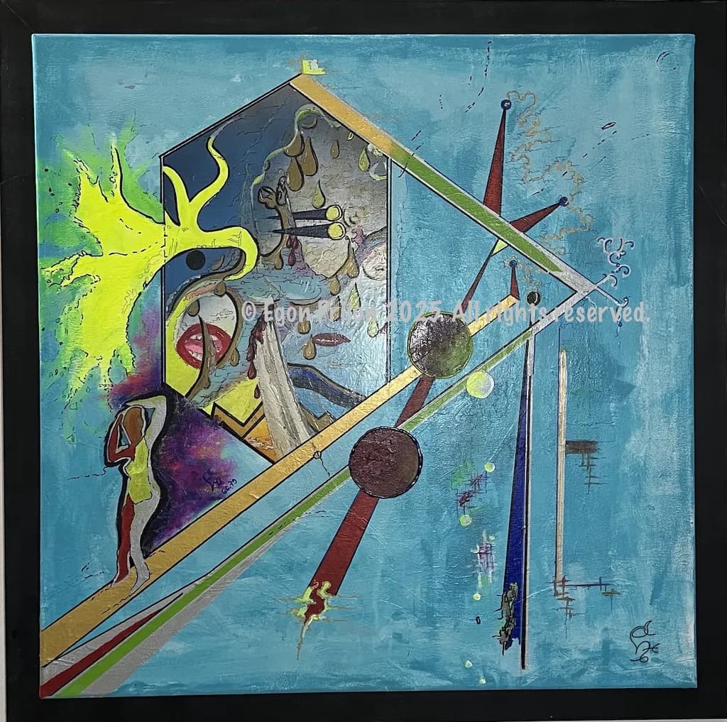 Ethereal Reflections: A Journey Through Surrealism and Quantum Entanglement