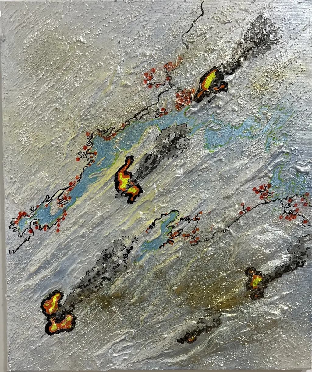 Ethereal Landscapes: A Journey Through Quantum Entanglement and Surrealism