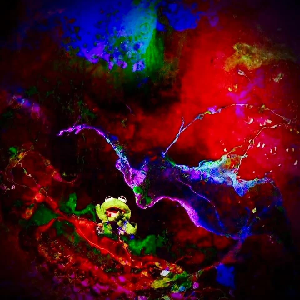 Vibrant Whimsy: An Abstract Journey Through Colorful Imagination