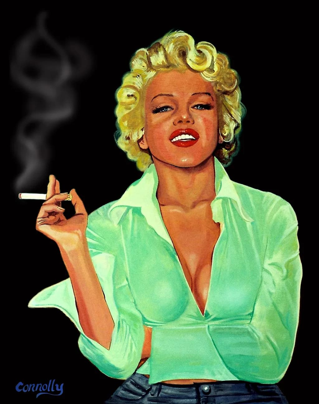 Smoking Blonde
