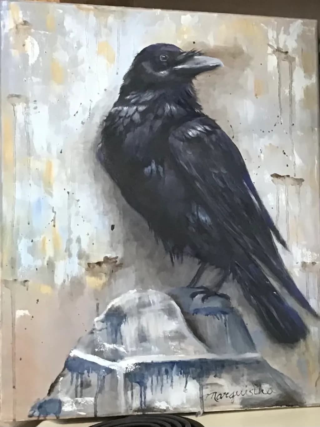 Raven on Rock